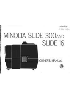 Minolta Slide 16 manual. Camera Instructions.